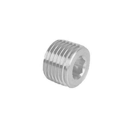 Pittsburgh Plug & Products Hex Socket Plug 300# Galvanized Steel - 1/4'' 19521202